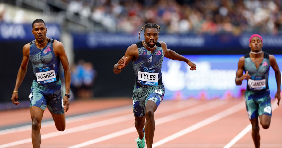 London Diamond League 2023 Noah Lyles wins quick men's 200m as records