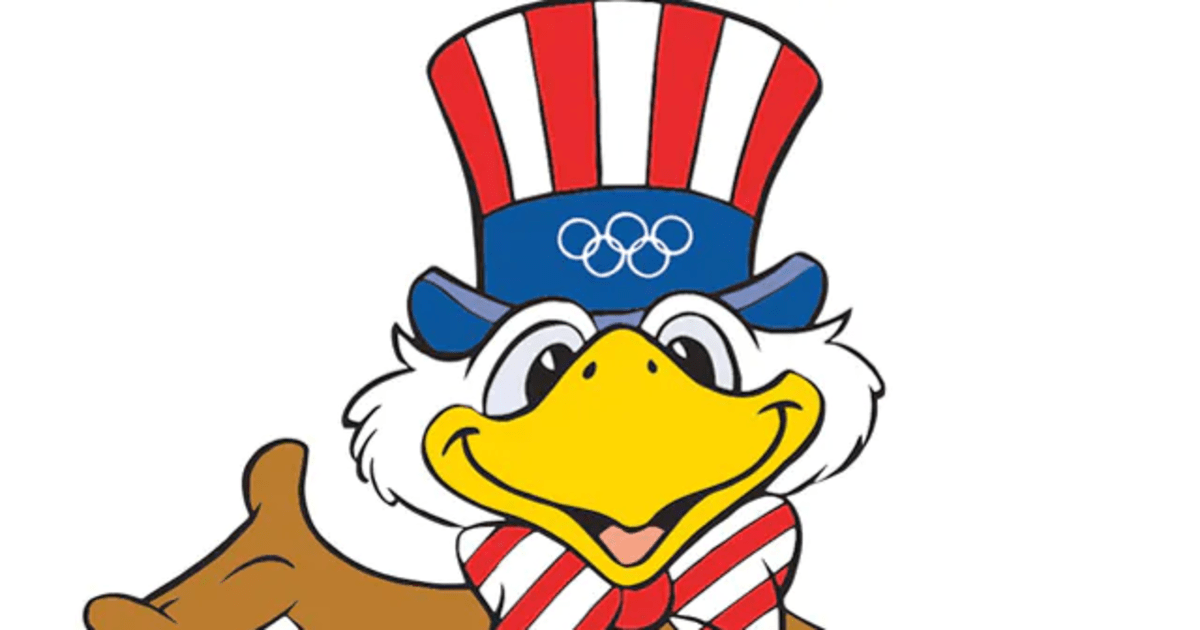2 Mascottes Sam L'aigle - JO Los Angeles 1984 - En Bon état, Idéales Pour Collectionneurs