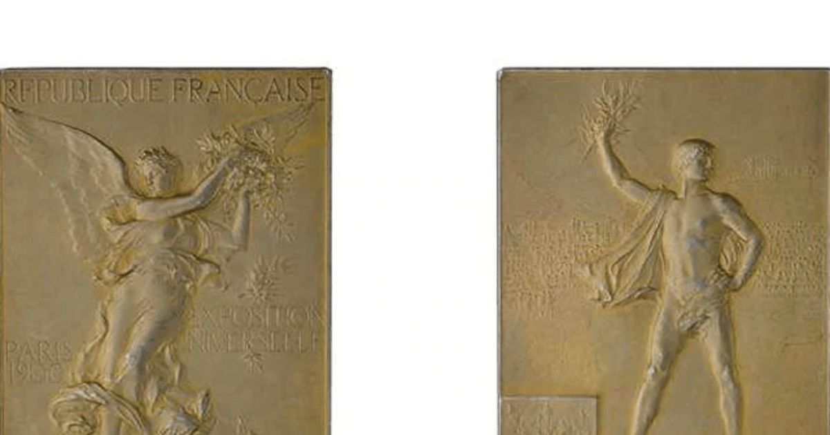 パリ1900オリンピックメダル デザイン、歴史、写真