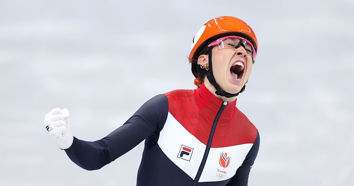 Patinaje de velocidad en pista corta Final A femenina 1.000 m Suzanne