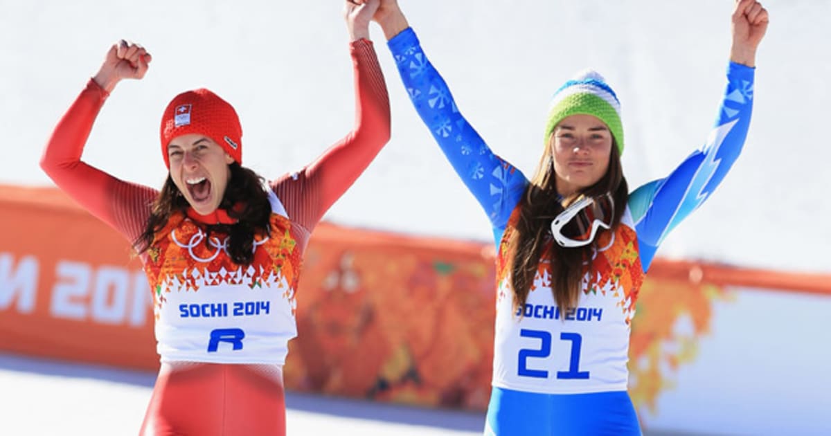 An Olympic first as Maze and Gisin share downhill gold - Olympic News