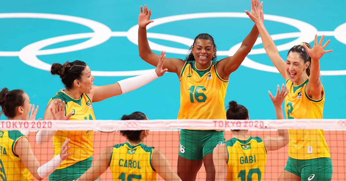 Brasil E Roc Em Uma Previa Das Quartas De Final Do Volei Feminino