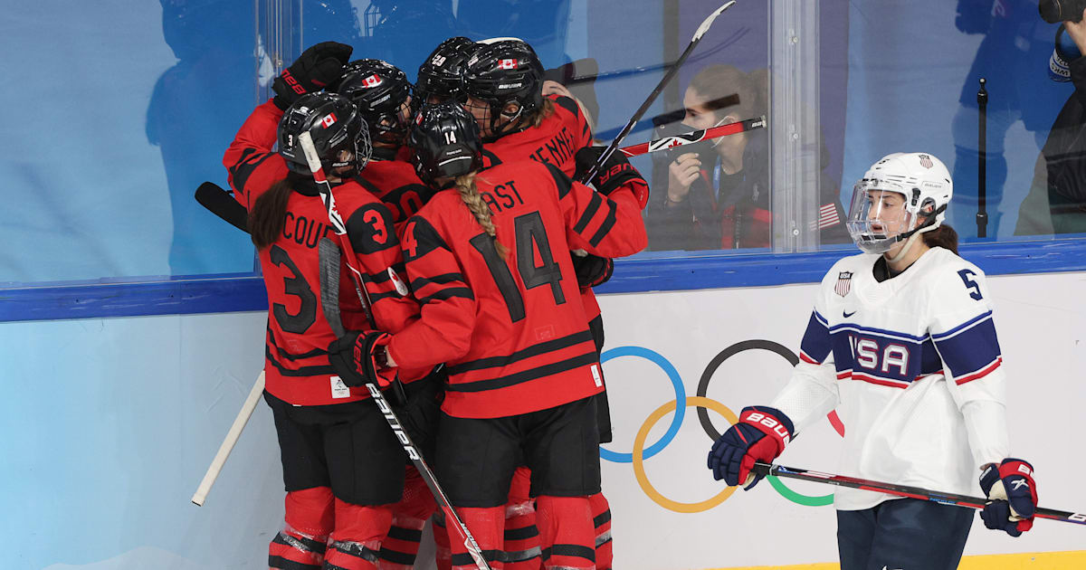 Alerte médaille Les Canadiennes battent les USA en finale du hockey
