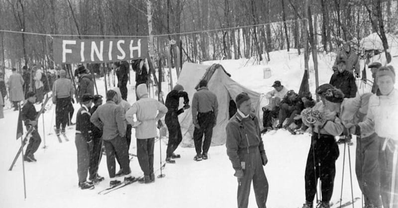 Photo Ancienne Des Jeux Olympiques 1932 à Lake Placid – Cérémonie D'ouverture