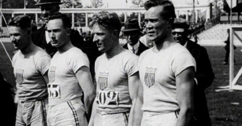 USA Men S 4x100m Gold Athletics Antwerp 1920 Highlights   Gkavmnlgt6s94rrtfyey