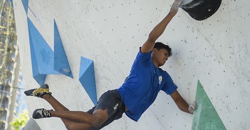 Sport Climbing Men s Women s Boulder Finals World Cup Salt Lake 