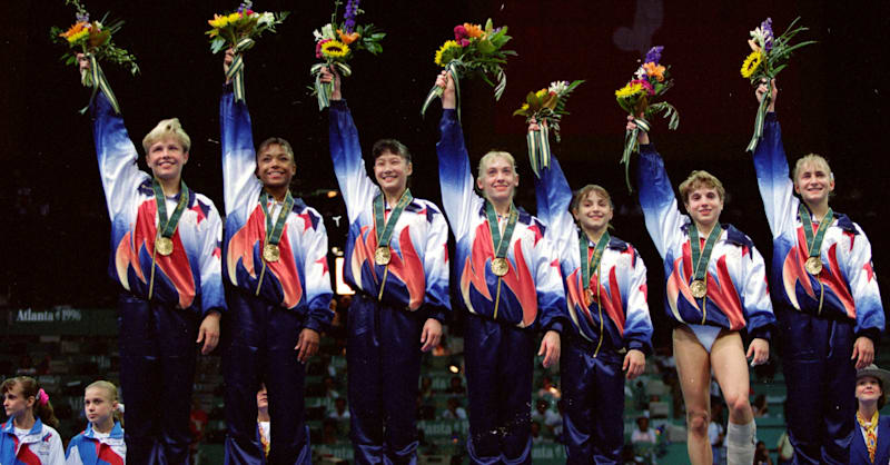 アトランタ1996より、アメリカ代表ゆかルーティン