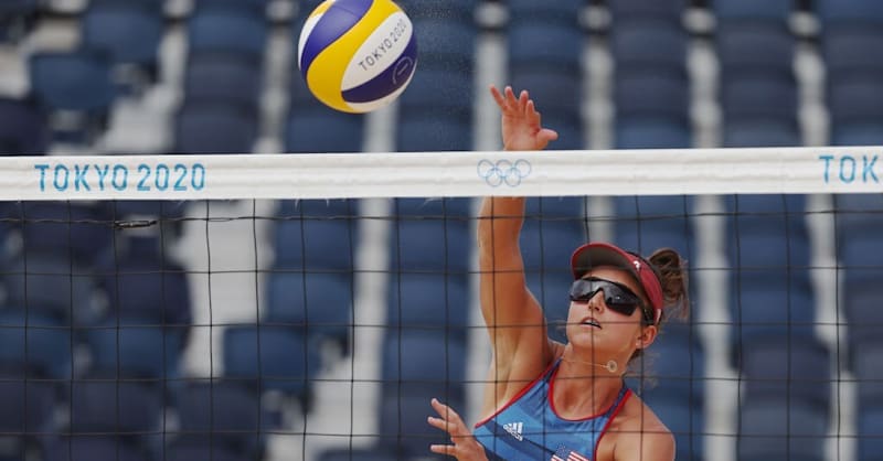 Preliminary Matches Day 6 Morning Session Beach Volleyball Tokyo 2020 Replays 0585