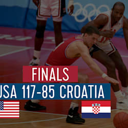 Usa Vs Croatia Final Dream Team Barcelona 92