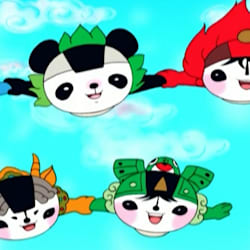 ちょこっと マスコット 北京08 フーワー